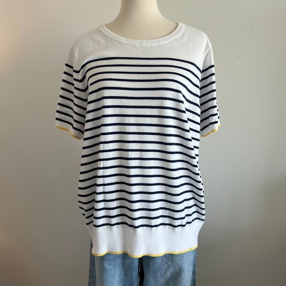 Lands End 100% Supima Cotton sweater Size 2X - Picture 2 of 8